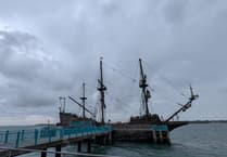 Last chance to see Galeón Andalucía before it leaves Caernarfon