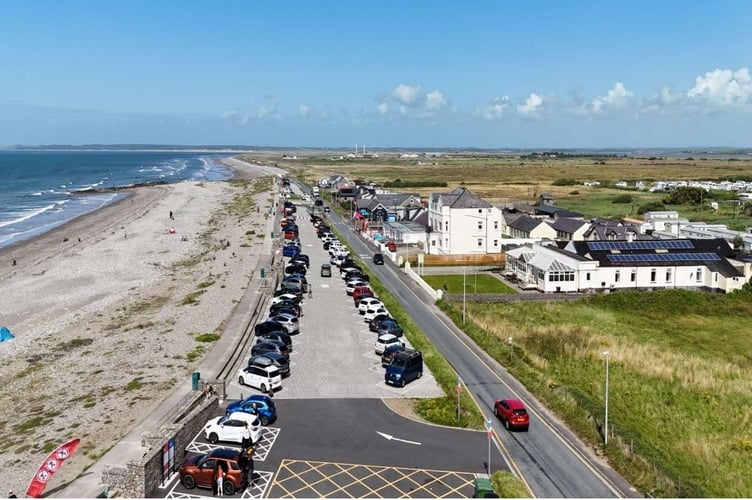 Dinas Dinlle Car Park. Photo: Gwynedd Council