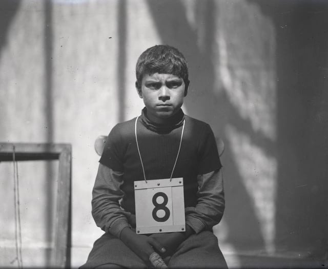 WWI refugee's chair at Aberystwyth Arts