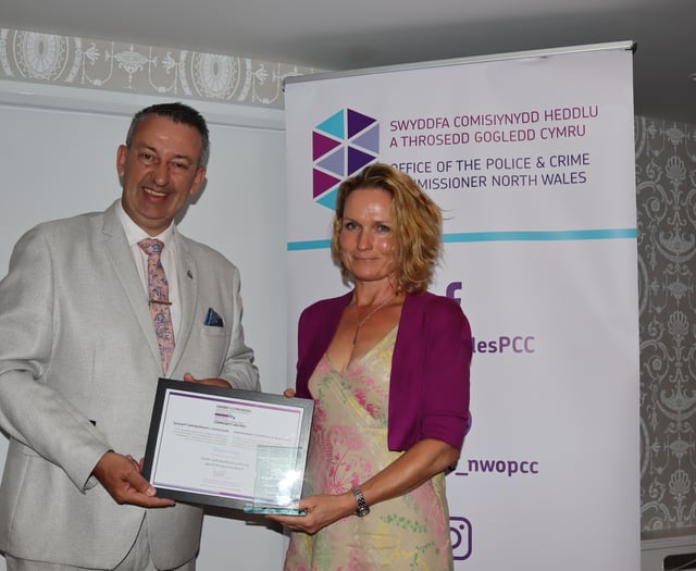 Gwynedd victim honoured for advocacy