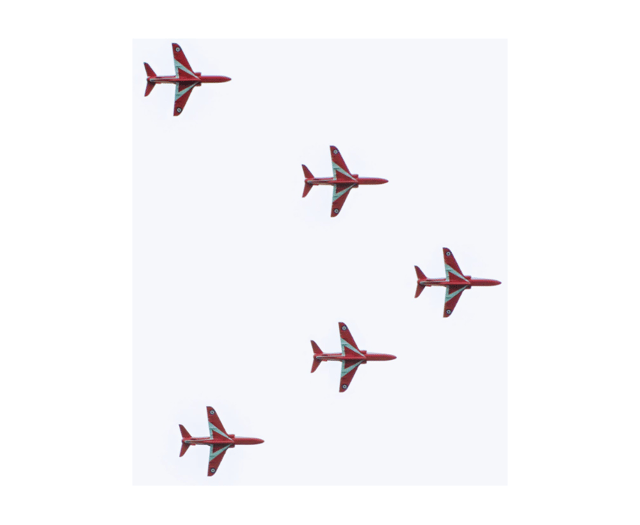 Red Arrows caught on camera in Aberystwyth