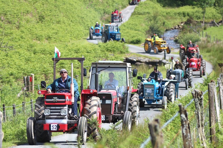 Tractor road run