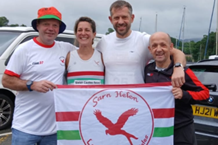 Sarn Helen impressed at the Cardiff to Caernarfon castles relay