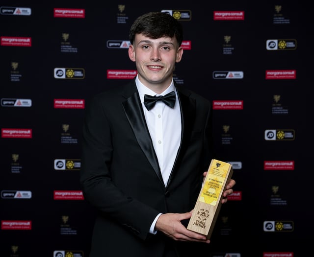 Louis Lloyd honoured as young player of the season