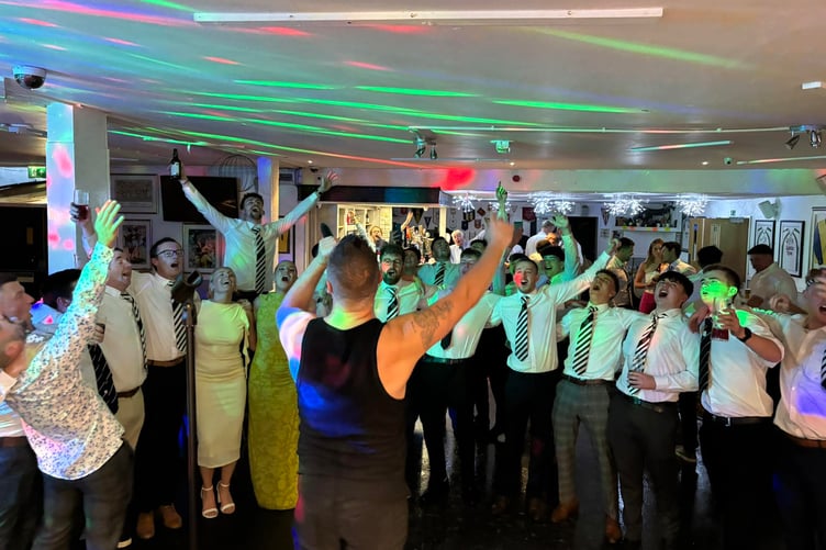 Bow Street FC's end-of-season dinner took place at Aberystwyth Town Football Club on Saturday