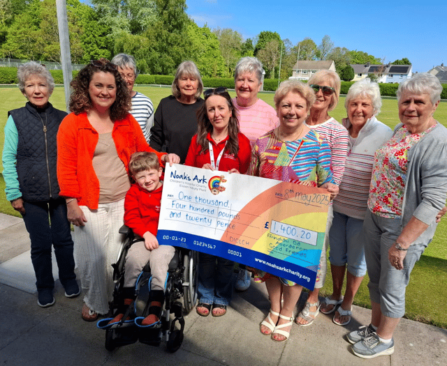 Aberaeron friends raise money for Noah's Ark Appeal