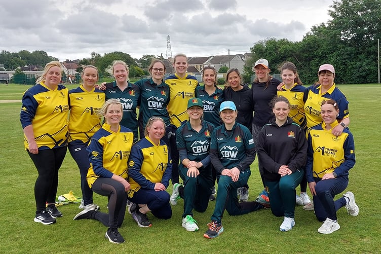 Aberystwyth Cricket Club  women’s team played two games on Sunday