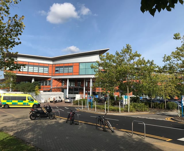 Woman assaulted hospital security guard