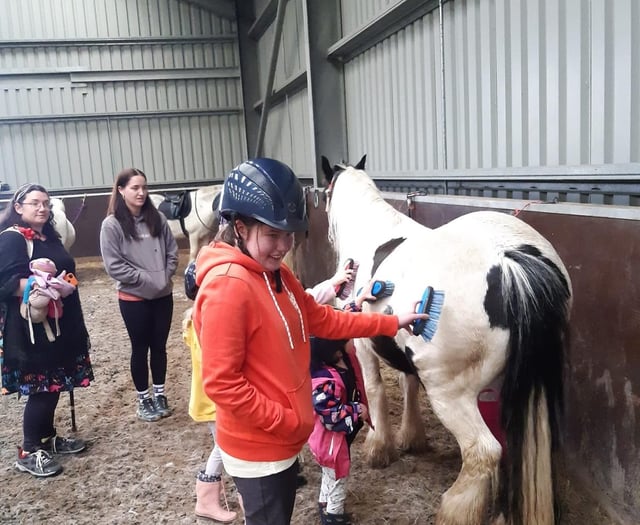 Family fun day at Llangrannog supported by Wish Fund