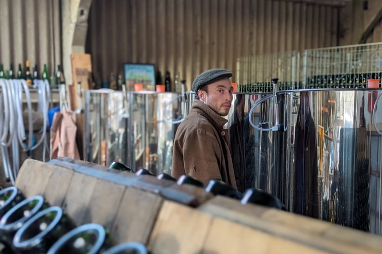 Sam Robinson created Seidr Tydecho, a fine cider company based in the Dyfi Valley just outside of Machynlleth