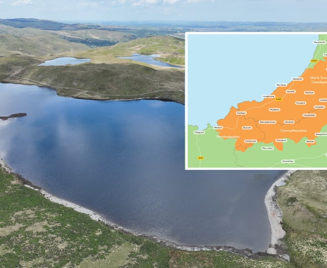 ‘Developing drought’ declared in Ceredigion