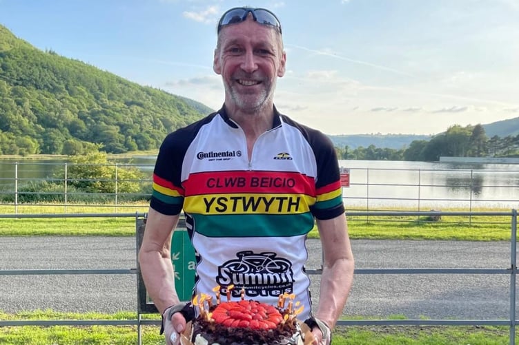 Paul Brewer set a new club record for the M60 category at Cwm Rheidol
