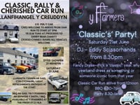 Llanfihangel to host annual classic car run and disco