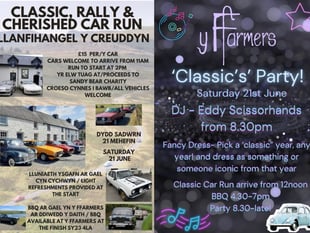 Llanfihangel to host annual classic car run and disco