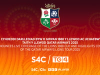 S4C announces coverage of the British & Irish Lions tour