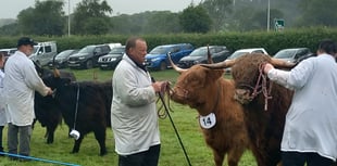 Wet and windy start to Aberystwyth & Ceredigion County Show