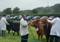 Wet and windy start to Aberystwyth & Ceredigion County Show