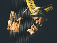 Catrin Finch and Aoife Ní Bhriain talk about upcoming Cardigan show