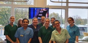New TVs for Teifi ward at Glangwili