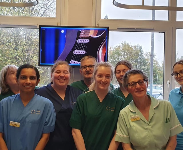 New TVs for Teifi ward at Glangwili