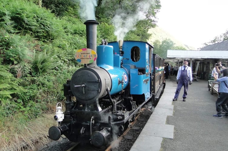 The loco Douglas at last year’s Midsummer Steam & BBQ event