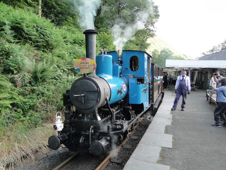The loco Douglas at last year’s Midsummer Steam & BBQ event