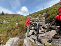 Mountain biker rescued in Dolgellau after getting lost