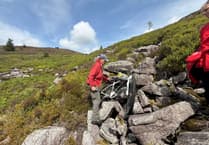 Biker saved in Dolgellau rescue