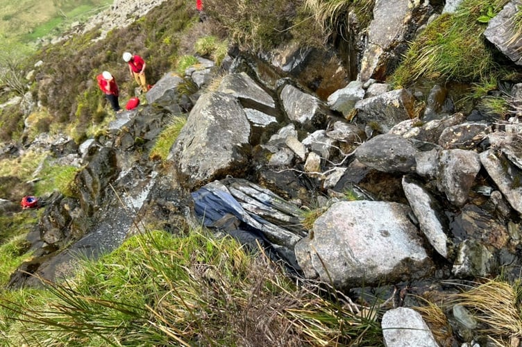 Shayne Colaco's jacket discovered on Pen yr Ole Wen. Photo: North Wales Police