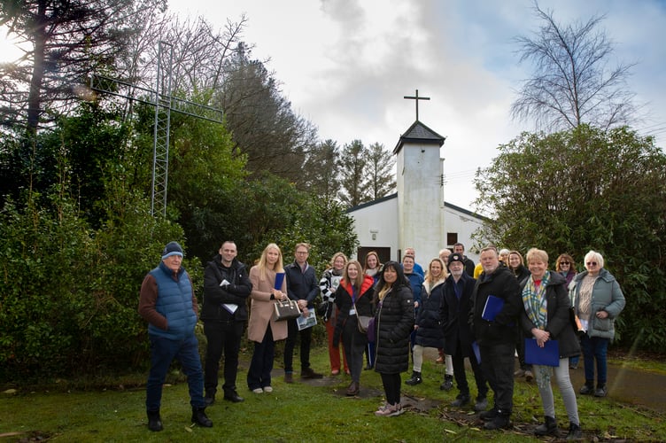 A group of ClwydAlyn residents, staff and board members visited Penrhos Polish Village. Photo: Mandy Jones