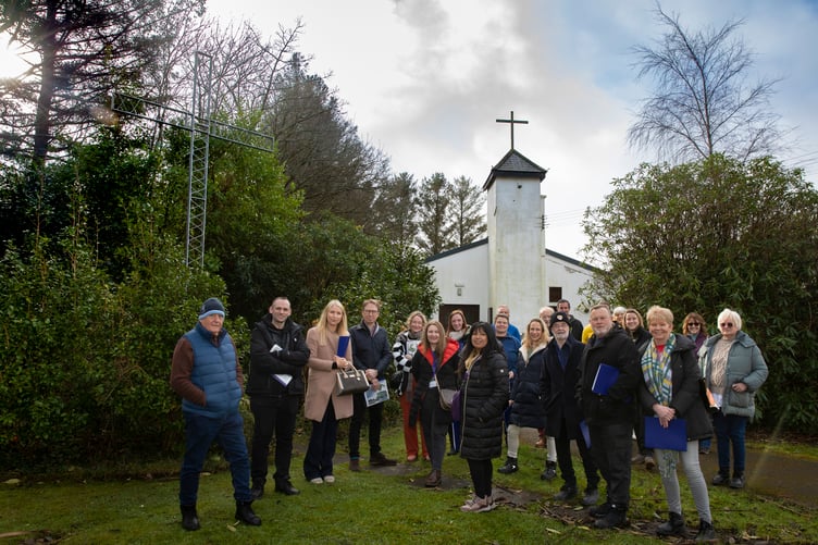 A group of ClwydAlyn residents, staff and board members visited Penrhos Polish Village. Photo: Mandy Jones