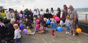 Tywyn toddler walk raises £1,200 for anti-choking charity