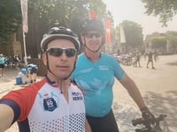 Mach duo embark on epic European challenge for armed forces charity