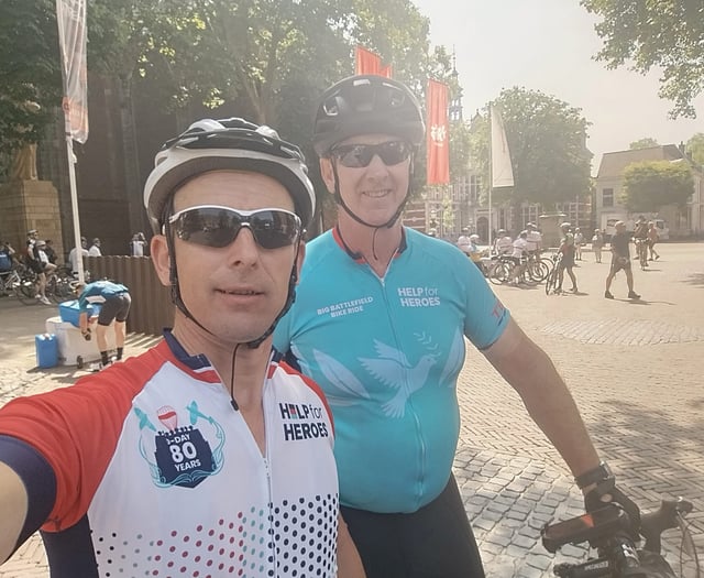 Mach duo embark on epic European challenge for armed forces charity