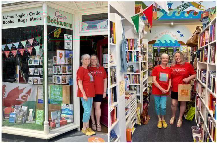 The couple sell a colourful mix of new books, old, rare and second hand books, as well as vinyl