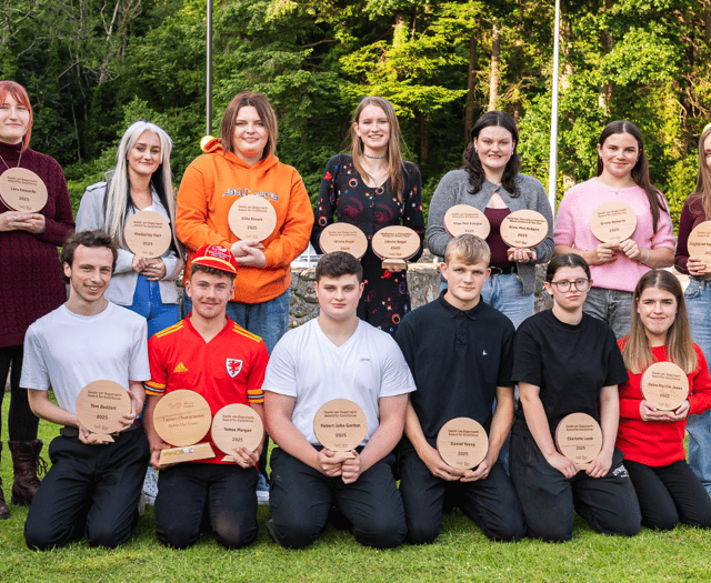 Pwllheli campus student Olivia Boyd is Student of the Year