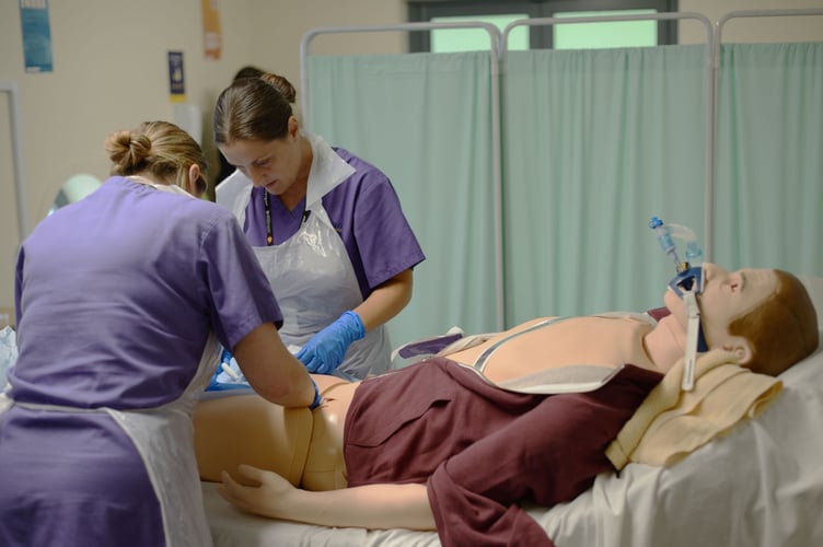 Sharon Daniel, Executive Director of Nursing, Quality and Patient Experience at Hywel Dda University Health Board said: “This scenario has given the next generation of nurses being trained at Aberystwyth University’s Healthcare Education Centre a very valuable experience. Hopefully the learning they have taken from this will stand them in good stead if and when they face this type of incident in real life.”