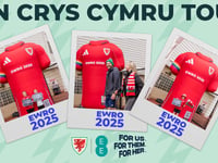 Cymru launches 'Ein Crys' Tour for Euro 2025