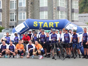 Cyclists raise £35,000 for MND on Barmouth to Yarmouth ride