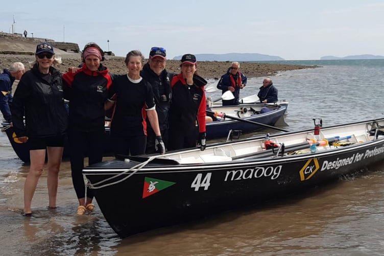 MYC Porthmadog braved the element in Beaumaris (Photo: Jeff Thomas)