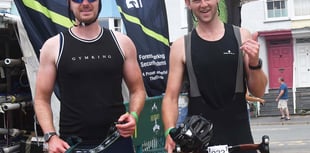 On their bikes to Aberdyfi for charities
