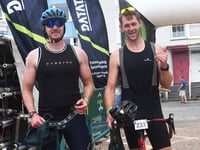 On their bikes to Aberdyfi for charities