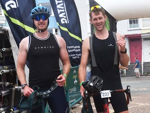 On their bikes to Aberdyfi for charities