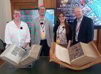 Henry VIII and Thomas Cromwell Bibles go on display in Aberystwyth