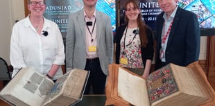 Henry VIII and Thomas Cromwell Bibles go on display in Aberystwyth