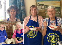 Tywyn Inner Wheel's successful strawberry tea
