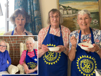 Tywyn Inner Wheel's successful strawberry tea