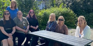 Outdoor furniture for Child Health Department staff