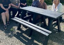 NHS charity funds outdoor furniture for Child Health Department staff