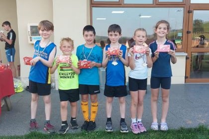 Year 3 and 4 juniors who completed all races